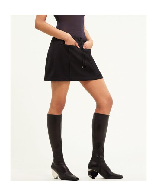 Courreges Black Courrèges Interlock Mini Skirt