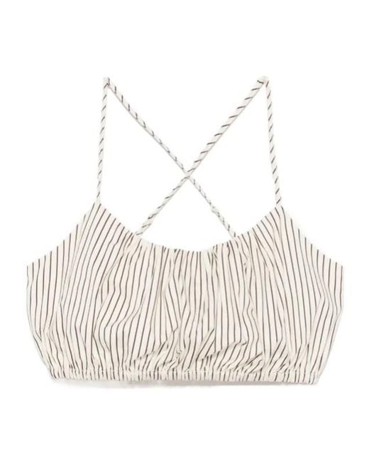 Staud White Hammock Top