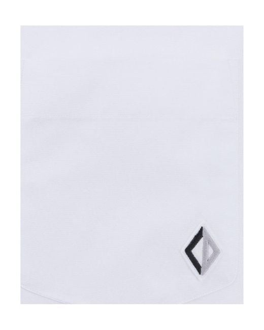 Dior White Homme Long-Sleeved Button-Up Shirt for men