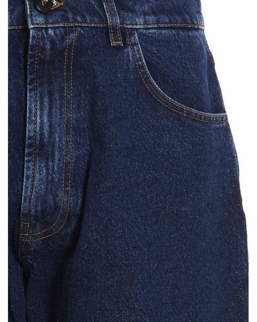 LC23 Blue Logo Jeans for men
