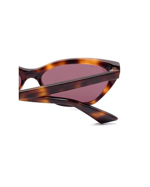 Gucci Pink Eyewear Cat-Eye Frame Sunglasses