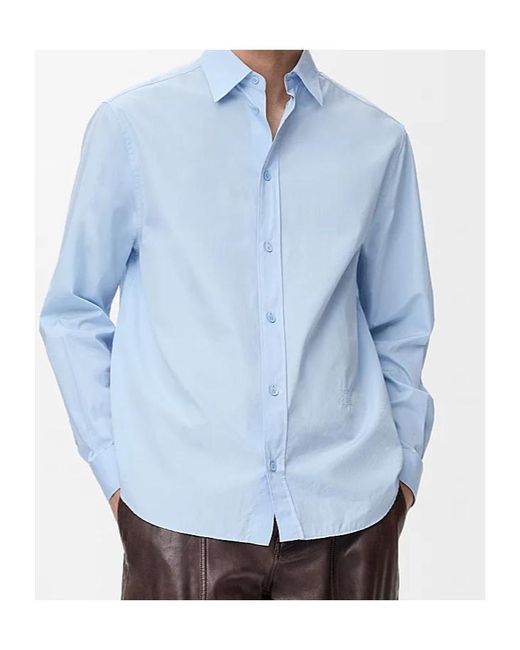 Loewe Blue Buttoned Shirt for men