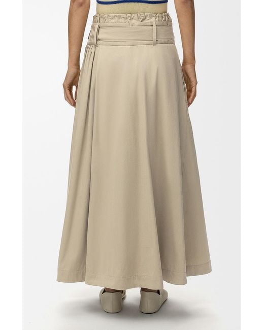 Loewe Natural Pleated Skirt