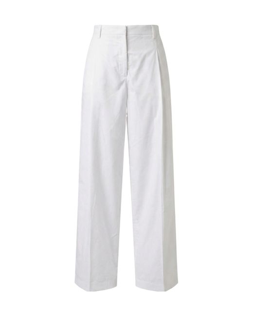 N°21 White Pleated Pants