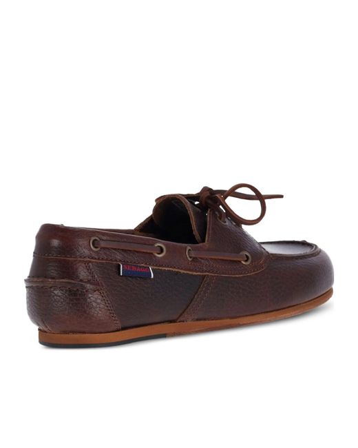 Sebago Brown Moccasin Flat Shoes