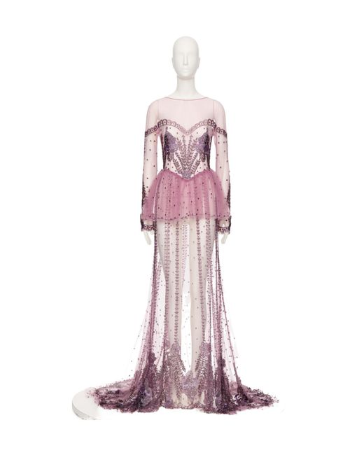 Valentino Pink Long Sleeve Dress