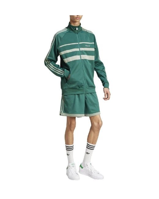 Adidas Originals Green Simple Sports Jacket for men