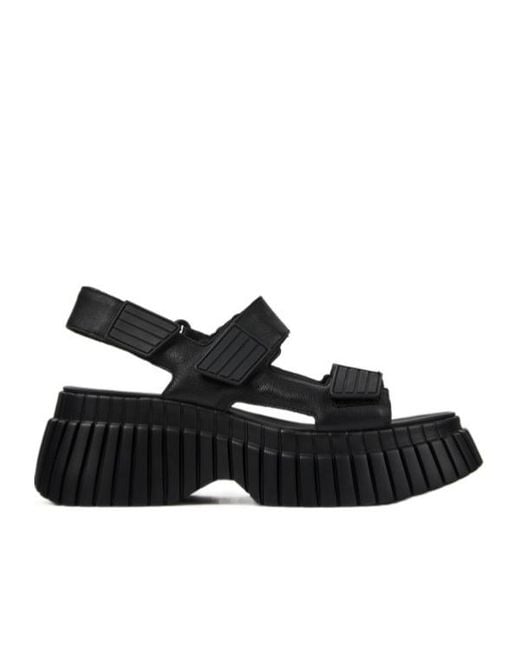 Camper Black Bcn Platform Sandals