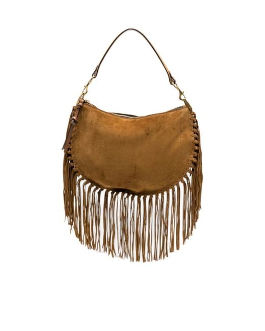 Isabel Marant White Fringed Shoulder Bag