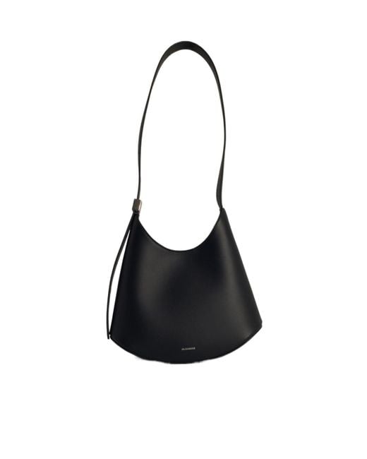 Jil Sander Black Eldorado Small Shoulder Bag