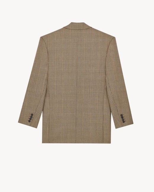 Saint Laurent Brown Long-Sleeve Blazer