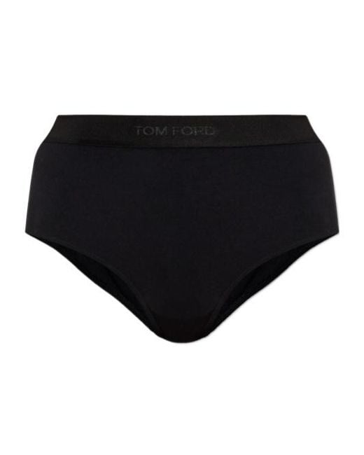 Tom Ford Black High Waist Briefs