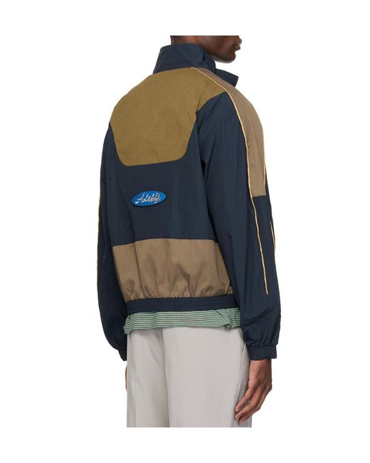 ANDERSSON BELL Blue Patchwork Jacket for men