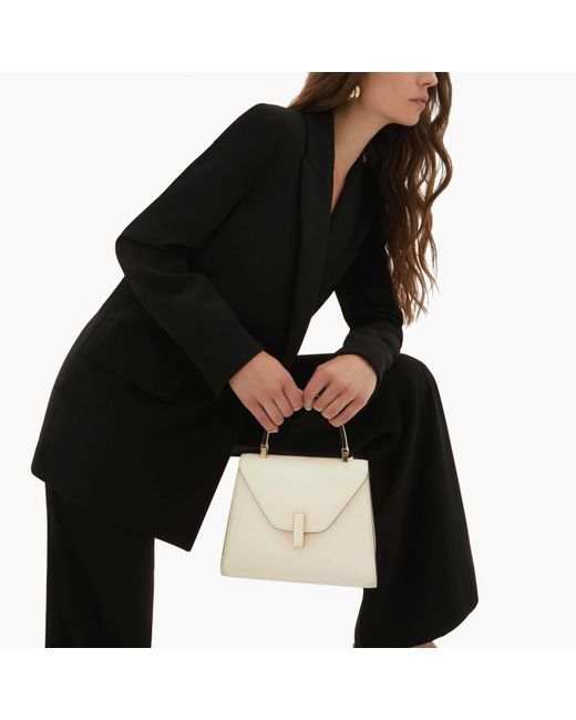 Valextra Natural Iside Mini Shoulder Bag