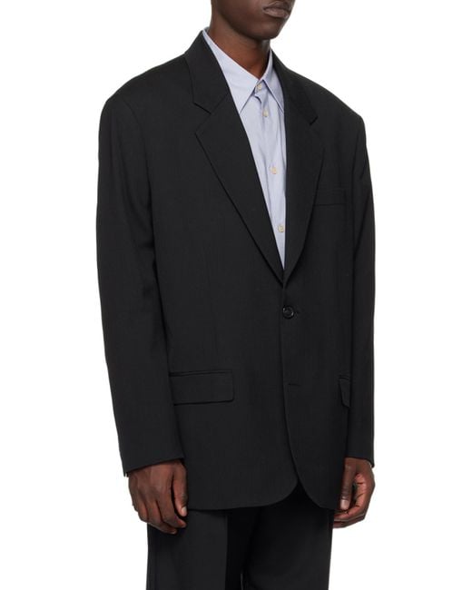 Acne Black Single-Breasted Jacket for men