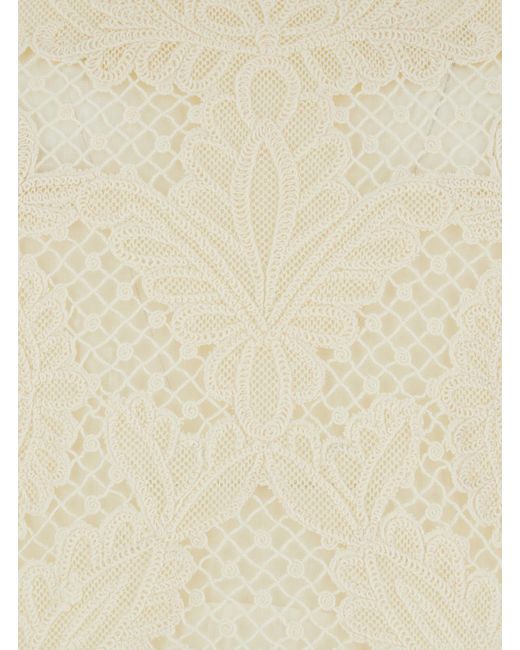 Twinset Natural Embroidered Detail Sleeveless Top