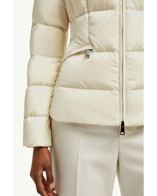 Moncler Gray Avoce Hooded Short Down Jacket