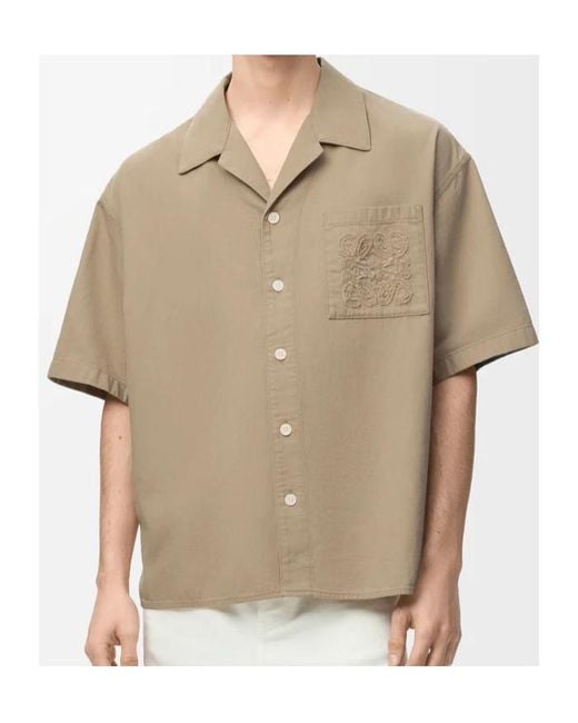 Loewe Natural Short Sleeve Shirt for men