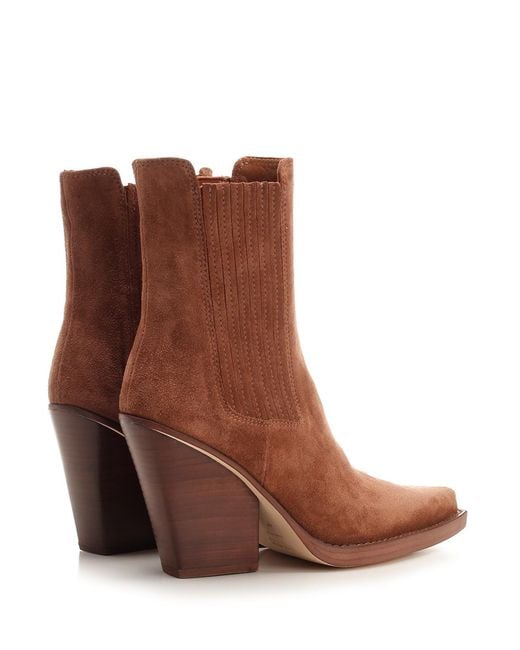 Paris Texas Brown Dallas 100 Suede Ankle Boots