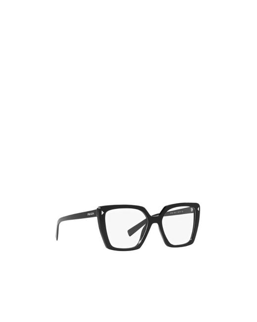 Prada White Eyewear Square-Frame Glasses