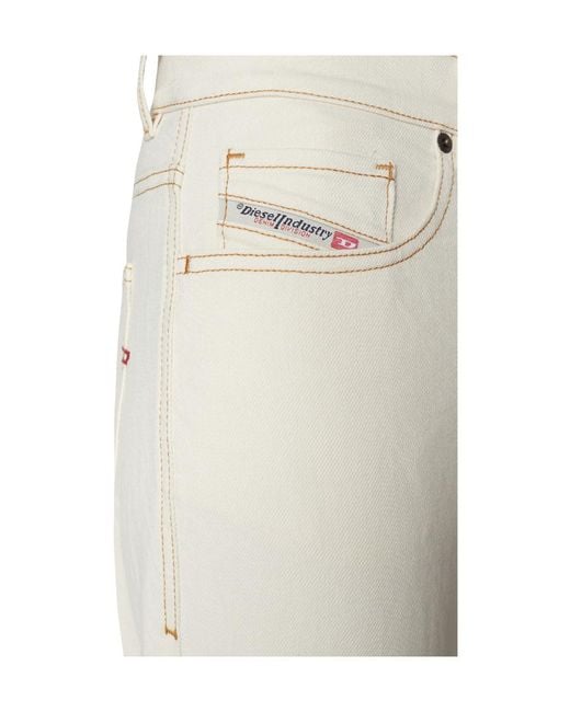 DIESEL White 2000 Flared Jeans