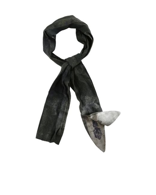 Ziggy Chen Black Pointed-Tip Scarf