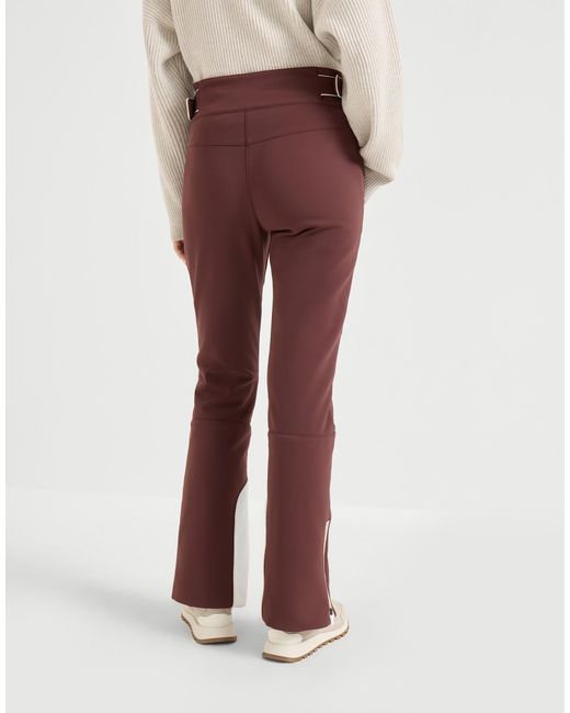 Brunello Cucinelli Red Belt-Loops Trousers