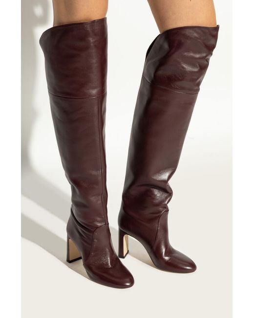 Stuart Weitzman Brown Round Toe Boots
