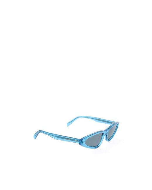 Céline Blue Cat Eye-Frame Sunglasses