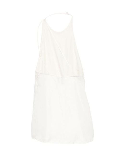 Alysi White Thin-Strapped Tank Top
