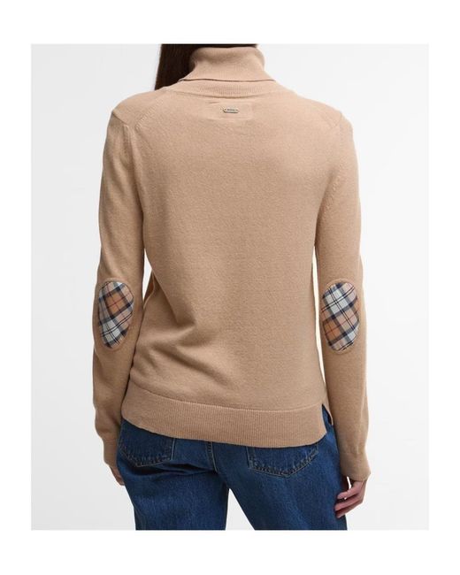 Barbour Natural Pendle Roll-Neck Jumper