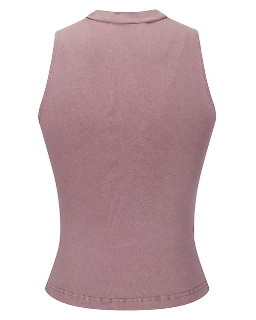 OTTOLINGER Purple Donut Exo Cutout Tank Top