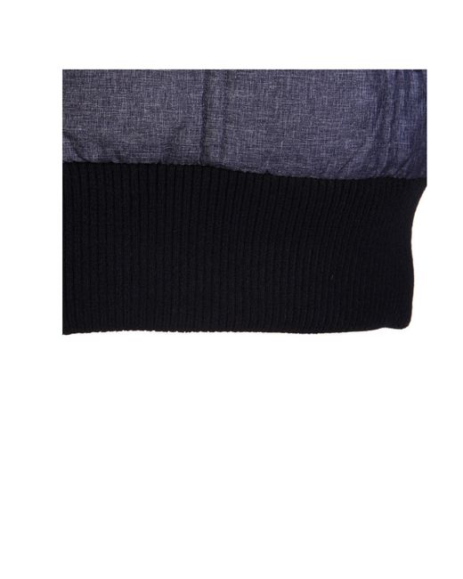 EA7 Blue Logo Down Jacket for men