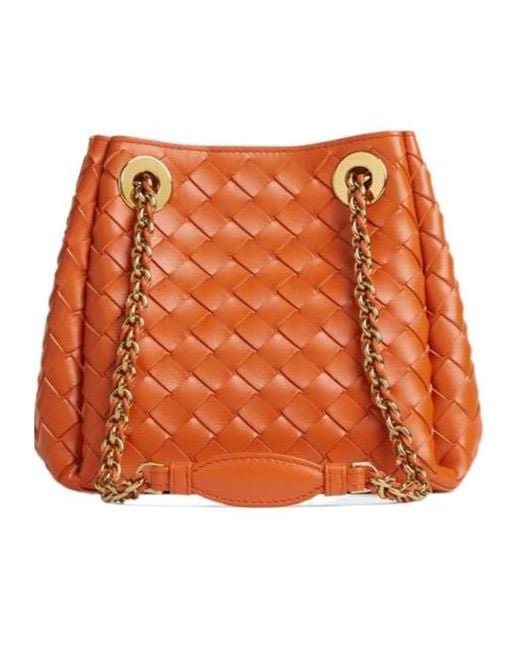 Bottega Veneta Orange Small Parachute Chain