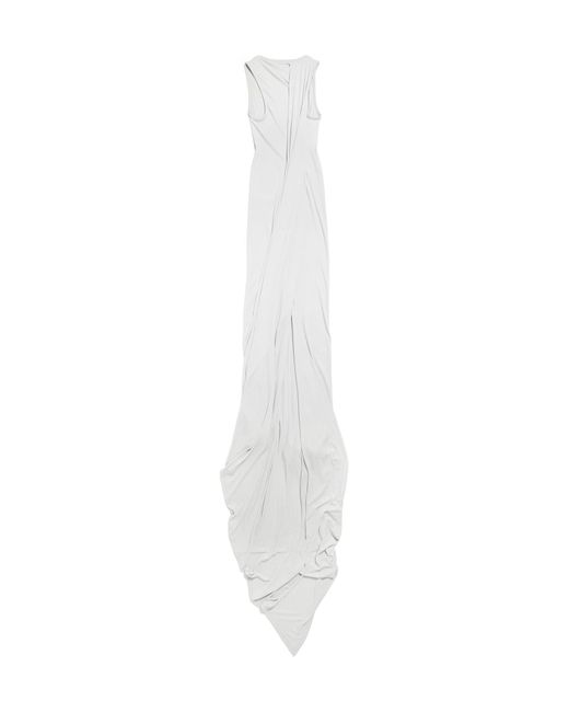 Balenciaga White Cb Tank Top Gown