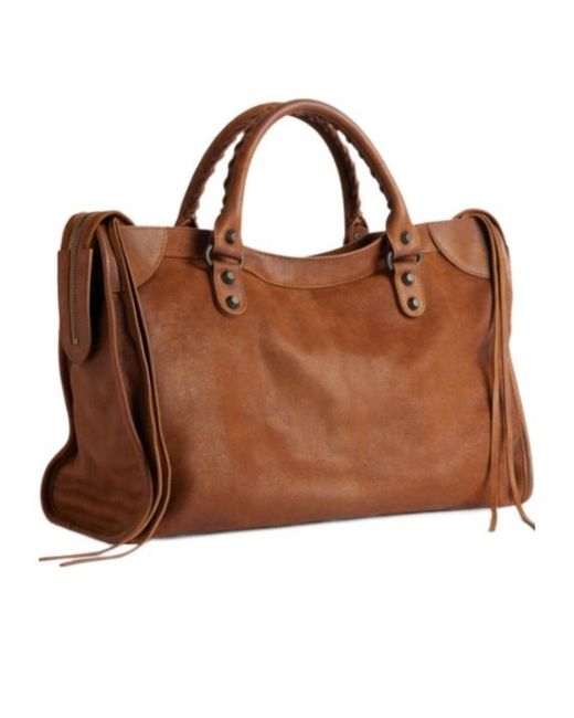 Balenciaga Brown Le City Bag Medium