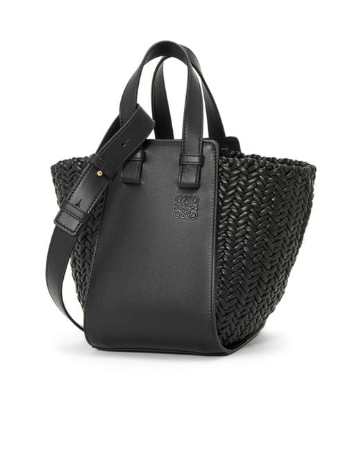 Loewe Black Compact Hammock Bucket Bag