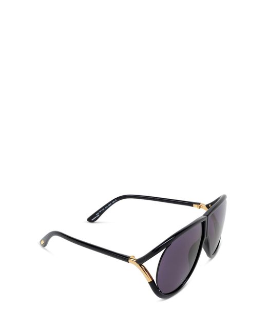 Tom Ford Black Axel Pilot Frame Sunglasses for men