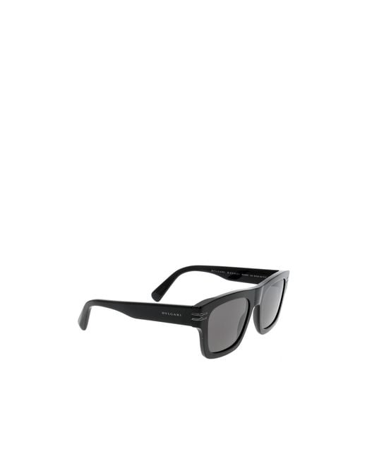 BVLGARI Gray Bulgari B.Zero1 Square Frame Sunglasses