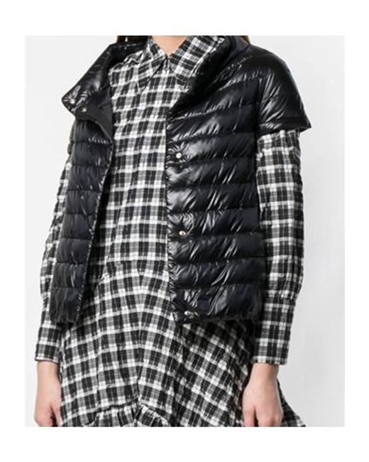 Herno Black Short-Sleeved Vest