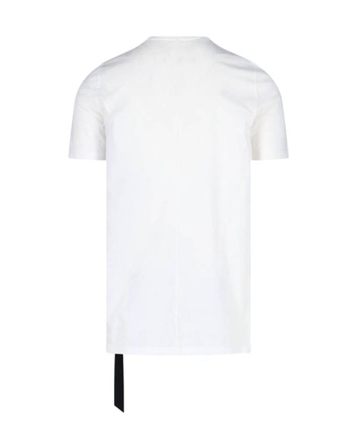 Rick Owens White Tshirt for men