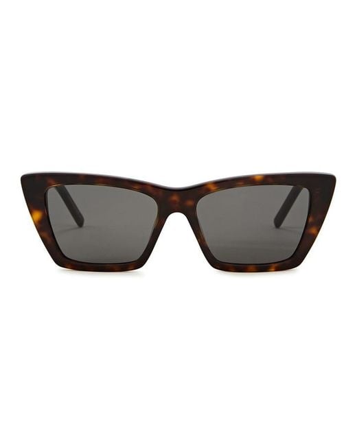 Saint Laurent Metallic Cat-Eye Sunglasses