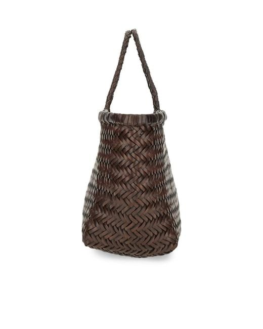 Dragon Diffusion Brown Triple Jump Small Tote Bag
