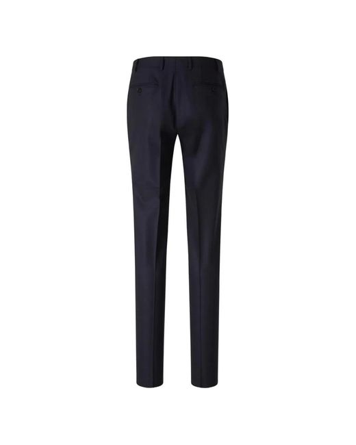 Canali Blue Straight Two-Piece Suit for men