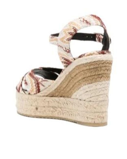 Missoni Metallic Woven-Platform Espadrilles