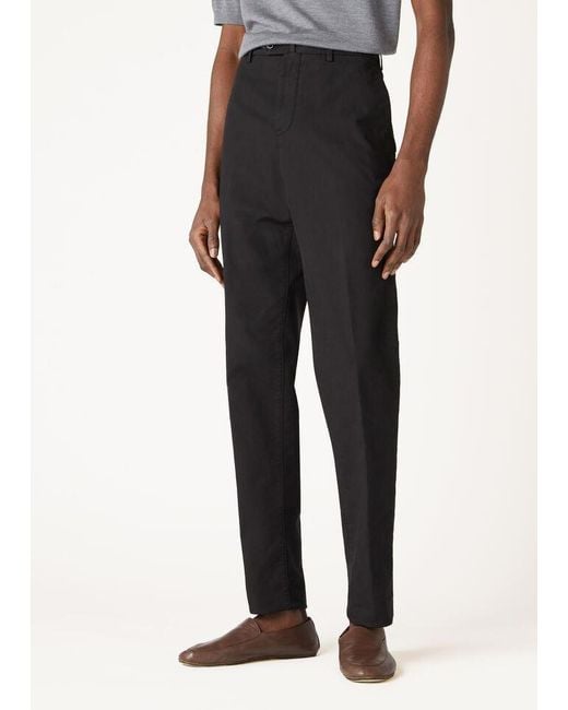 Loro Piana Blue Carlo Casual Pants for men