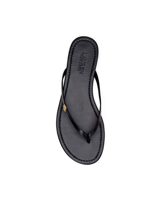 Ralph Lauren White Lightweight Flip Flops