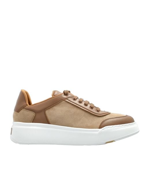 Max Mara Brown Urban Suede Sneakers
