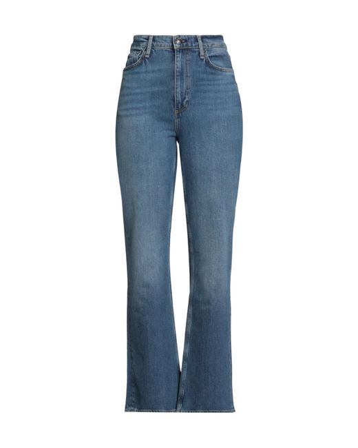 Rag & Bone Blue High-Waisted Medium Bootcut Jeans