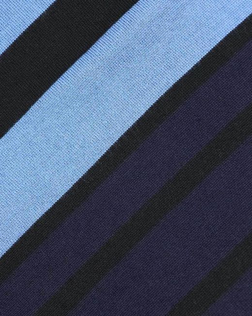 Karl Lagerfeld Gray Striped Knitted Pullover for men